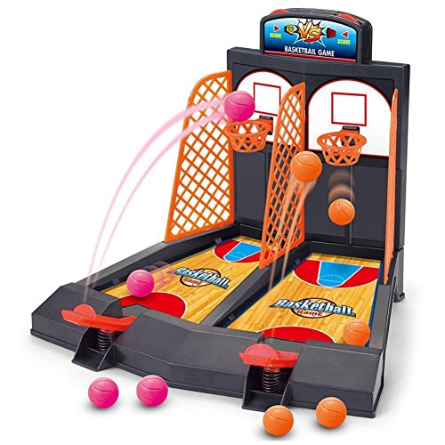 HOBULL Basketball Game Toy 2-Player Table Top Basketball Shooting Games Arcade Games for Kids Family
