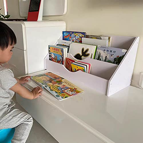 Kid's Bookcase Display Stand Kids Book Rack Storage Bookshelf/Book Shelf Case Organizer Wooden - Image 4