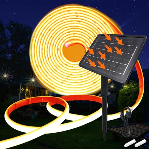 KISUFU 24V Luces Exterior Solar IP68 Impermeable
