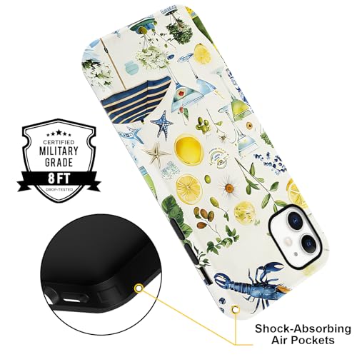Coque iPhone 11 antichoc fine motif citron d'été protection rigide - 5