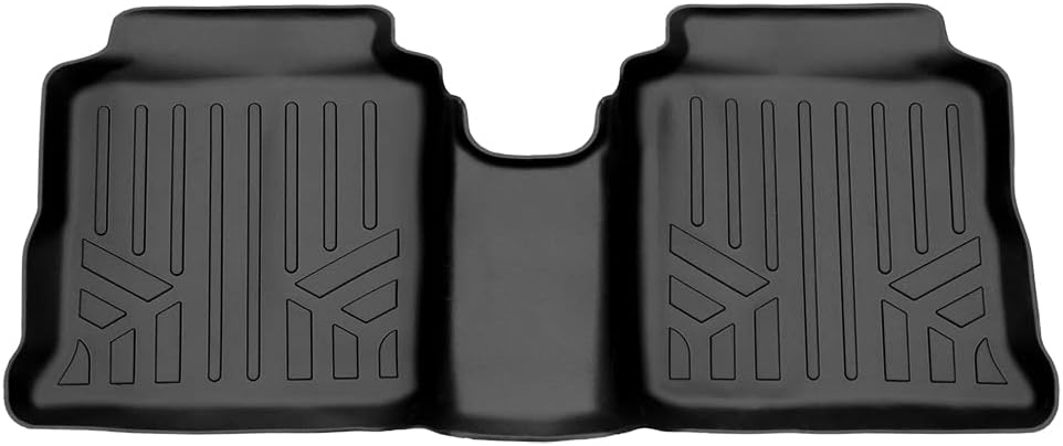 SMARTLINER Custom Fit All Weather 2nd Row Floor Mat Liners Compatible with 2020-2025 Nissan Versa - Image 3