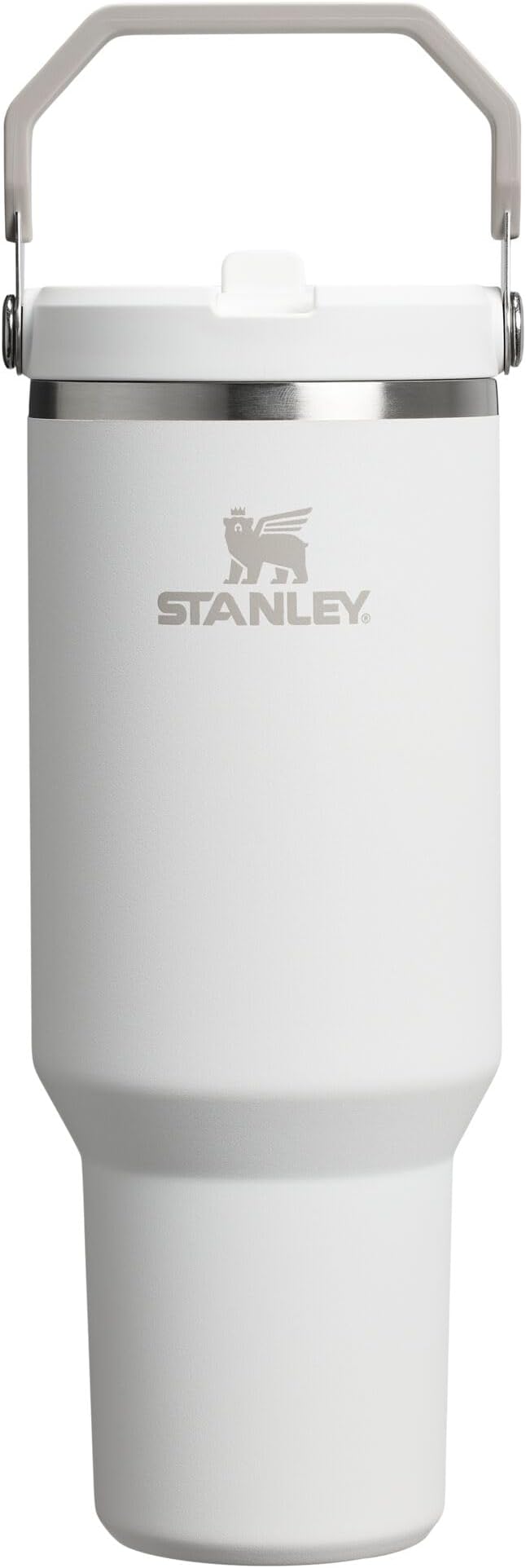 STANLEY IceFlow 2.0 Flip Straw Tumbler with Handle 40 oz | Twist On Lid and Flip Up Straw | Leakproof Water Bottle | Insulated Stainless Steel | BPA-Free | Frost
