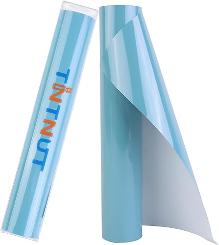 Miniatura 8 de Tintnut Rollo de vinilo de transferencia de calor Peach HTV de 10 pulgadas x 6 pies, rollos de vinilo HTV de melocotón sólido para planchar en