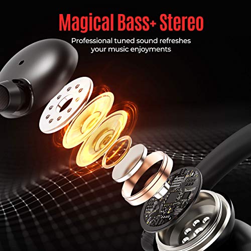 Wireless Earbuds Sport, Mpow Flame Lite in Ear Bluetooth Earbuds Sport, Bass+ IPX7 Waterproof Sport Earphones, BT5.0/Touch Control/Mono