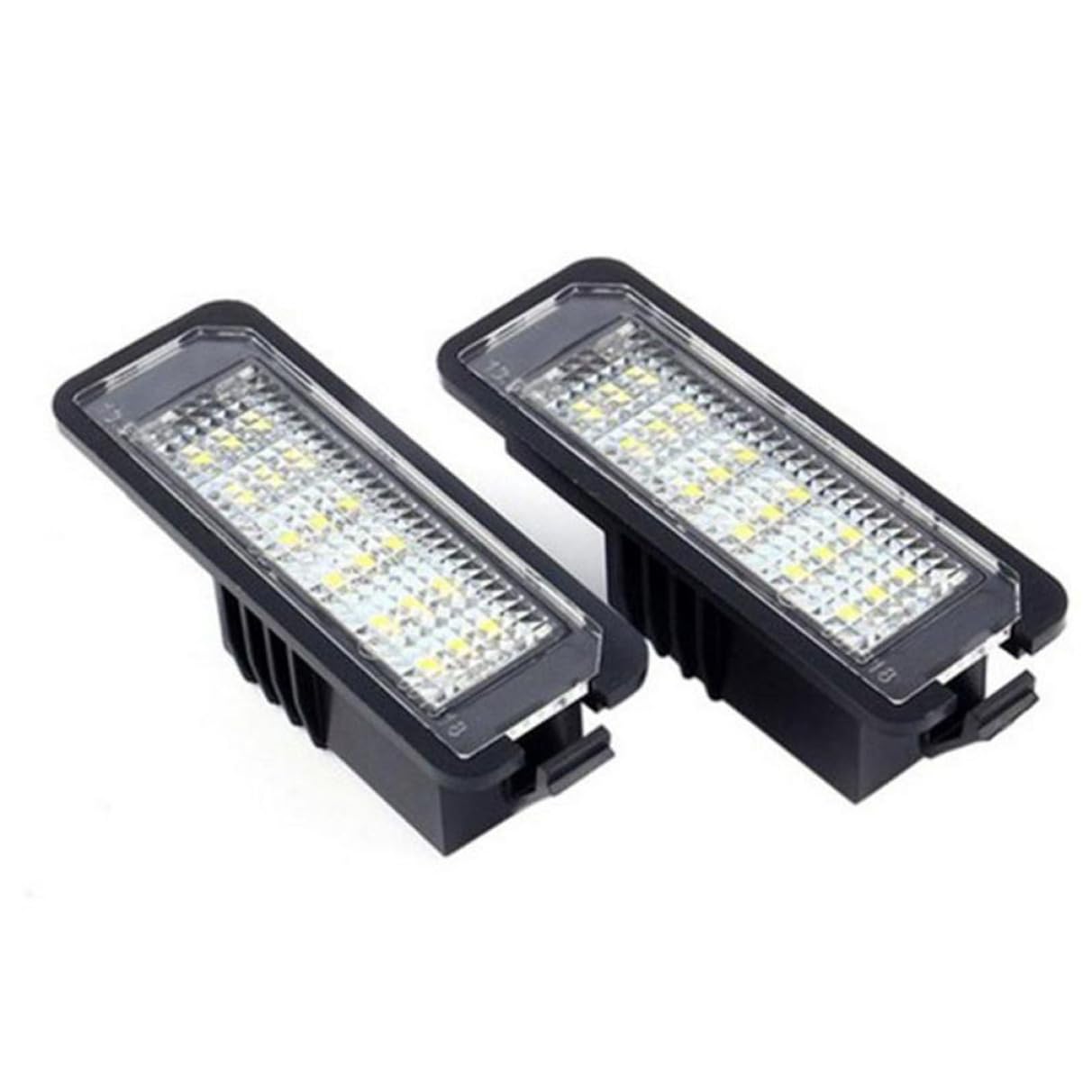PartyKindom 12pezzi Targa Led Per Auto Di Facile Installazione Luce Omogenea e Brillante Compatibile Con Golf e Risparmio Energetico e Basso Consumo