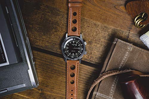 Image of Barton Racing & Rally Horween Leather Straps with Integrated Quick Release Spring Bars - Watch Bands