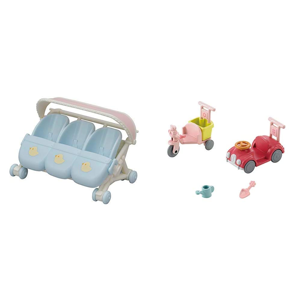 Amazon | シルバニアファミリー 家具 みつごちゃんベビーカー ｶ