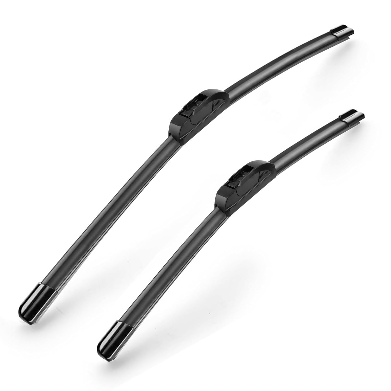 Halero 21"+19" Premium Windshield Wiper Blades All-Season Durable Stable and Quiet Silicone Wiper Blade Fit for Volkswagen Golf 1993-2006,Honda civic