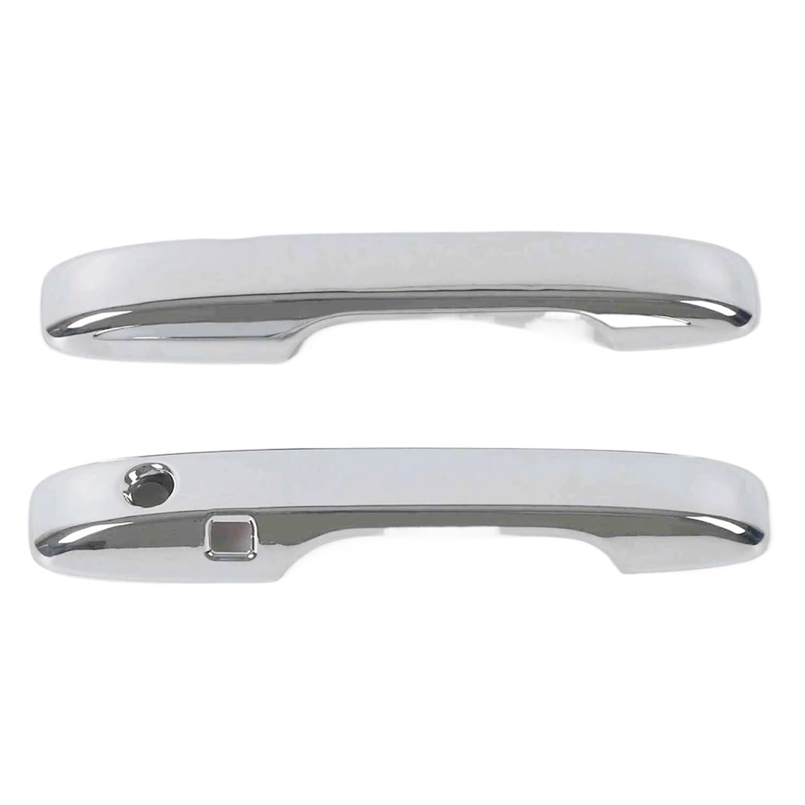 OUVECR for Vezel for HR-V for HRV 2021 2022 2023 ABS Chrome Black Front Side Door Handle Cover Trim Car Accessories Car Outer Door Handle(Chrome)