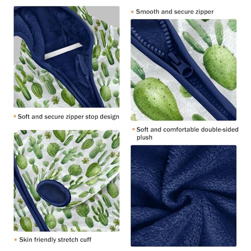 Cactus Boys Fleece Coat,Children's Zip-Up Hoodie Jacket,Baby Warm Fashion Outerwear 3-10T,A1133013