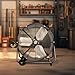 Hurricane Pro 24” Heavy Duty Drum Fan – Powerful 7195 CFM Airflow, Adjustable Tilt, All-Metal Construction for Home, Garage, Greenhouse, and Workshops