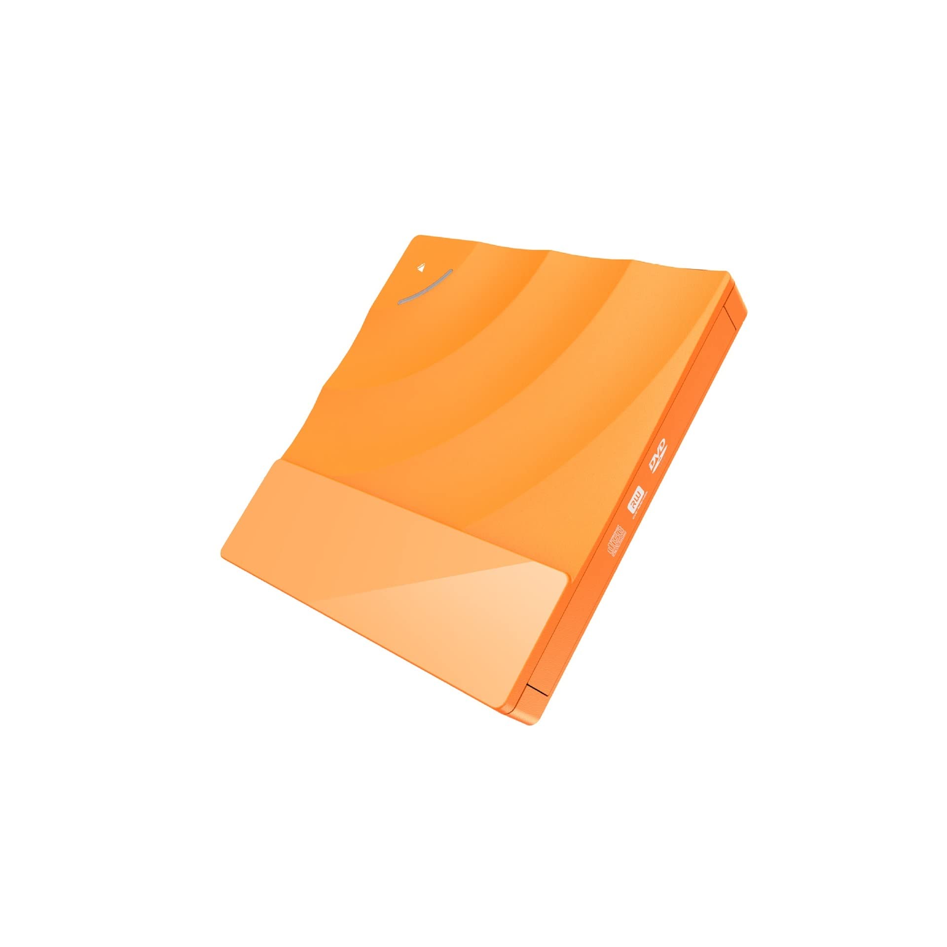 Portatile ad alta velocità USB 3.0 CD DVD-RW Unità ottica Lettore di dischi Slim esterno Desktop PC Laptop Tablet Promozione Lettore DVD(Oranje)