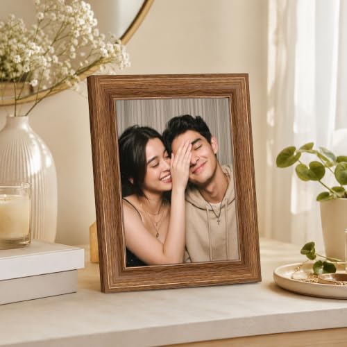 Image of Art Street Customize Premium Cave Photo Frame With Photo Upload and Rakhi For Raksha Bandhan, Brother, Sister, Birthday, Anniversary for Husband, Couple, Parents For Table & Wall Both (4R, 4x6 Inch)