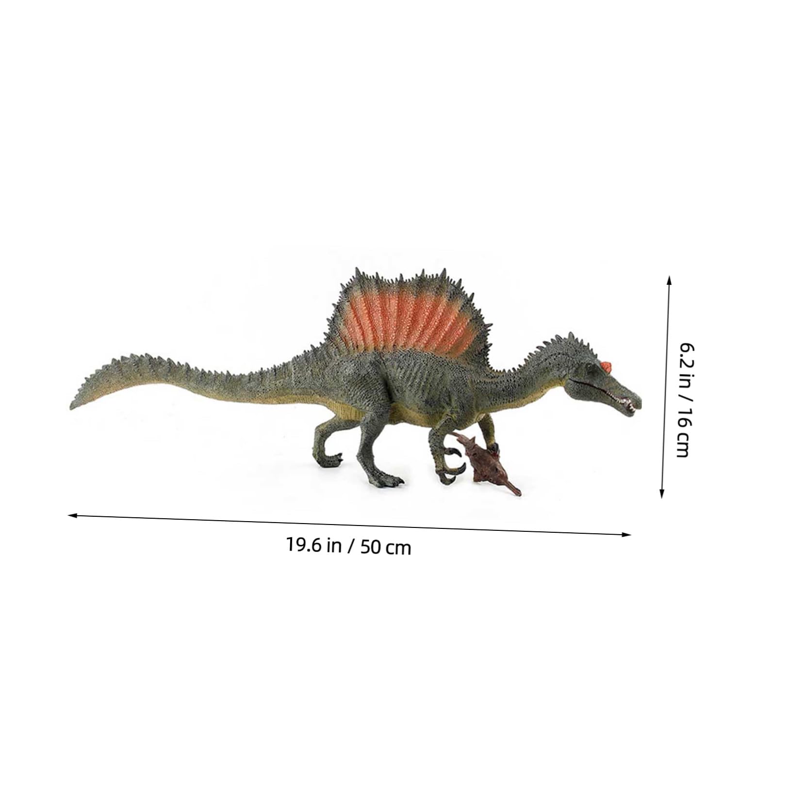 FRCOLOR Figura Dinosauro da Collezione Realistica Spinosaurus in Plastica