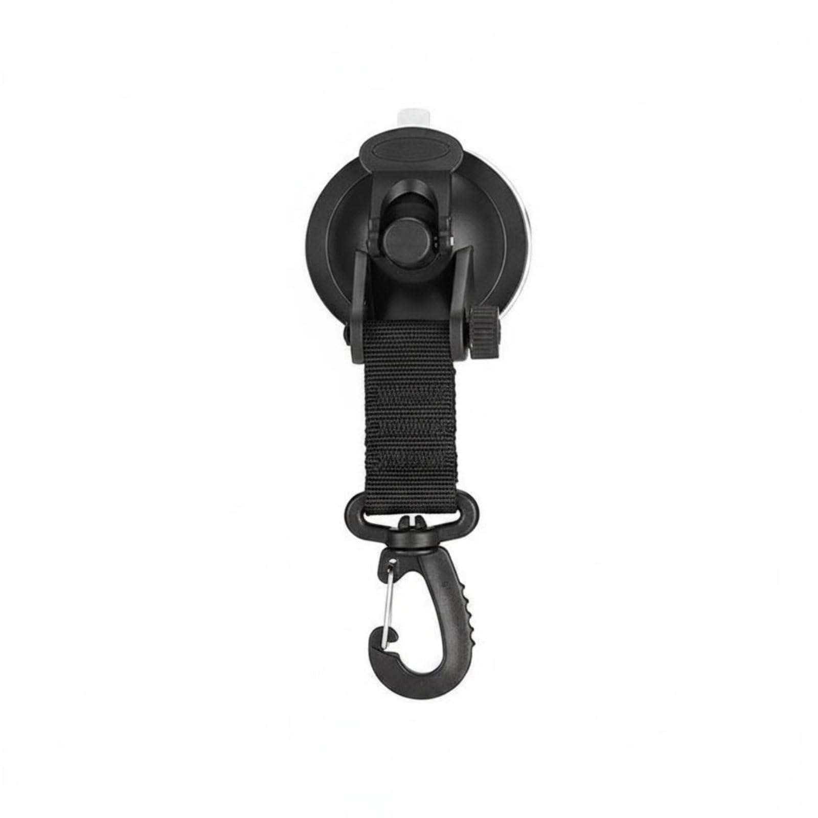 MYADDICTION 4 Pieces No-Drill Carabiner Suction Hook Portable Reusable Suction Hook Heavy Duty for Car, Outdoor, Camping, Single Head-image-17
