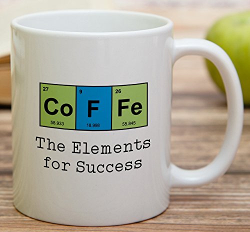 Retreez Funny Mug - Coffee The Elements For Success Chemist Chemistry 11 Oz Ceramic Coffee Mugs - Funny, Sarcasm, Motivational, Inspirational birthday gifts for friends, coworkers, siblings, dad, mom - Image 5