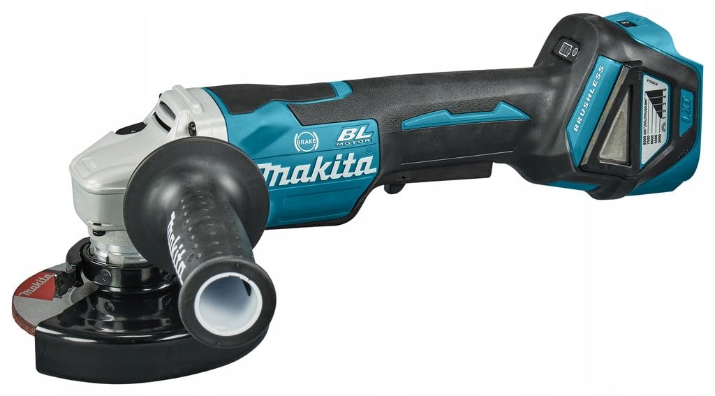 Makita Blue Dga517zj Brushless Angle Grinder 125 Mm 18 V + Makpac Case,