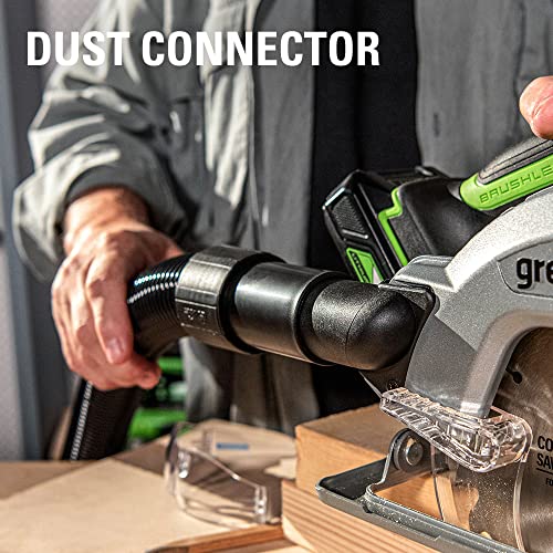 Greenworks 24V Brushless 7-1/4-Inch Circular Saw With 24V Battery Charger And 24V 4Ah Usb Battery #TOP4