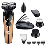 Mens Shaving Kit, Electric Razor for Men,6 in 1 Multi Functional Grooming Kit, LCD Display, Cordless Rechargable…