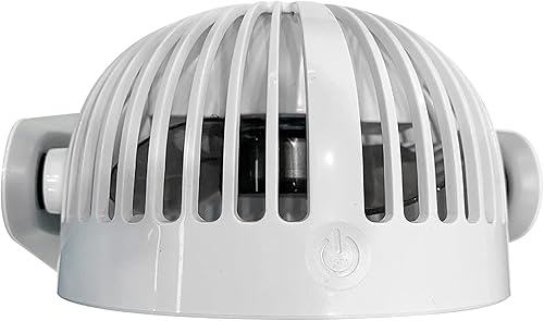 Miniatura 3 de QBEBEK Ventilador de mesa inalámbrico ventilador de refrigeración de escritorio USB con 3 velocidades ventilador USB portátil silencioso para el