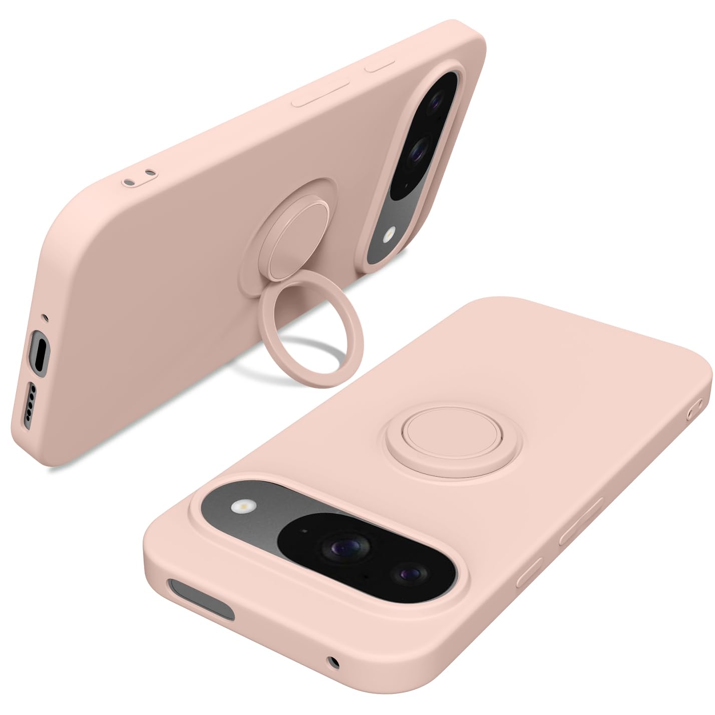 Amazon.co.jp: Google Pixel 9 / Pixel 9 Pro ケース リング付 