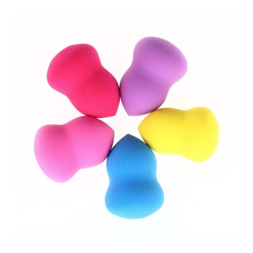 yaoqijie 100 sztuk hurtownia nie lateksowa gąbka do makijażu z jajkiem kosmetycznym lasting (Color : Czerwony)