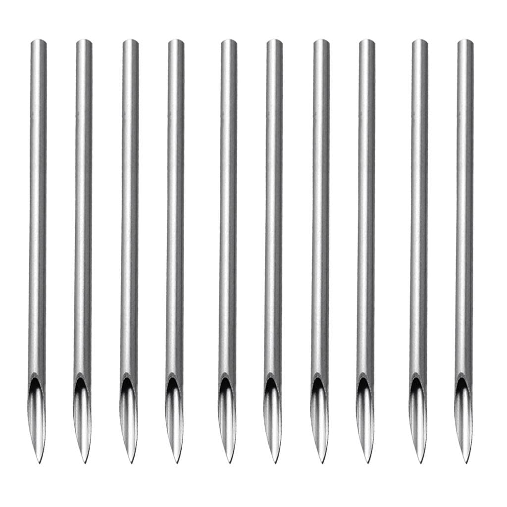 SYDL10/100 Pieces Sterilized Piercing Needles for Navel Ear Lip 14g 10pcs| Piercing Supplies & Kits| Tattoos & Body Art-picture-26