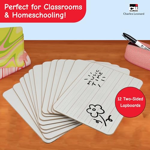 Tableaux blancs effaçables pour la salle de classe Charles Leonard 22,9x30,5 cm - 2