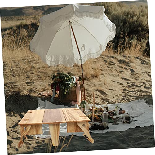 Table de panier de rangement portable pour l'intérieur et l'extérieur - 3