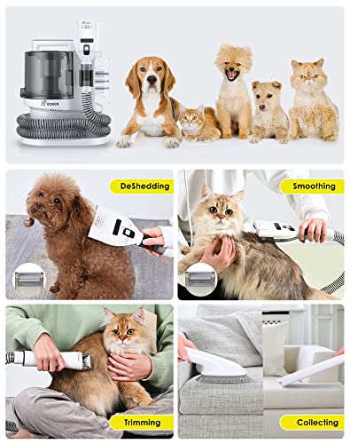 Dog Grooming Kit, 3.3L Pet Grooming Vacuum with Storage Bag, Dog Cat Grooming Supplies with Low Noise, Professional Grooming Tools Kit for Dogs Cats Animals - Image 7