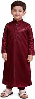 ISLIBA Premium Cotton Arabic Jubba Thobe for Boys | Ramadan & Eid Wear | Soft Comfortable Fabric | Hand-Tailored Stitching... Price In India