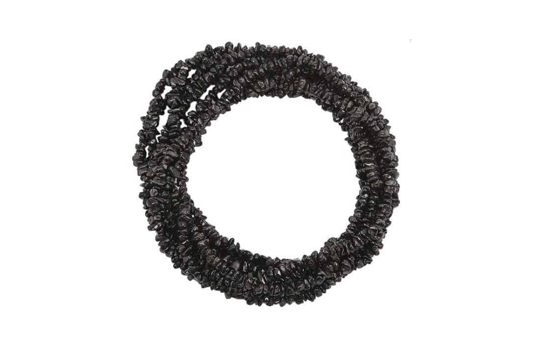 Collier en spinelle noir naturel 620 carats, un cadeau d'exception pour elle