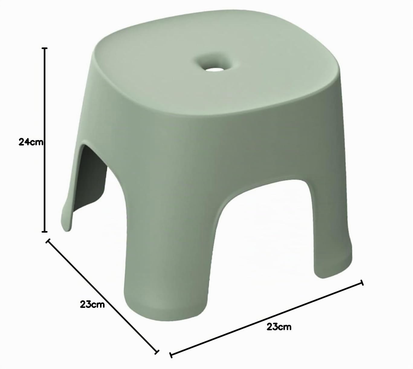 CHILDWEET Sgabello Ergonomico Piccolo Sicuro E Robusto in Plastica Per Bambini E Bambine Bagno Cucina Camper E Uso Quotidiano