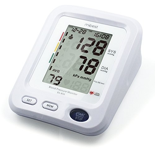 MIBEST Digital Blood Pressure Monitor with Talking Function - BP Cuff Meter with Display - Blood Pressure Machine 9.4-13.4" - Blood Pressure Tester - Blood Pressure Gauge