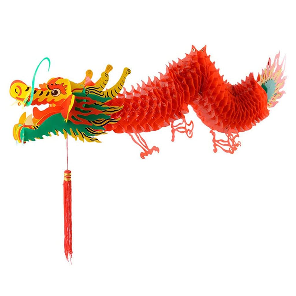 NEWFT Chinese Dragon Spring Festival Dragon 2024 New Year Hanging Ornament Decors Traditional Chinese
