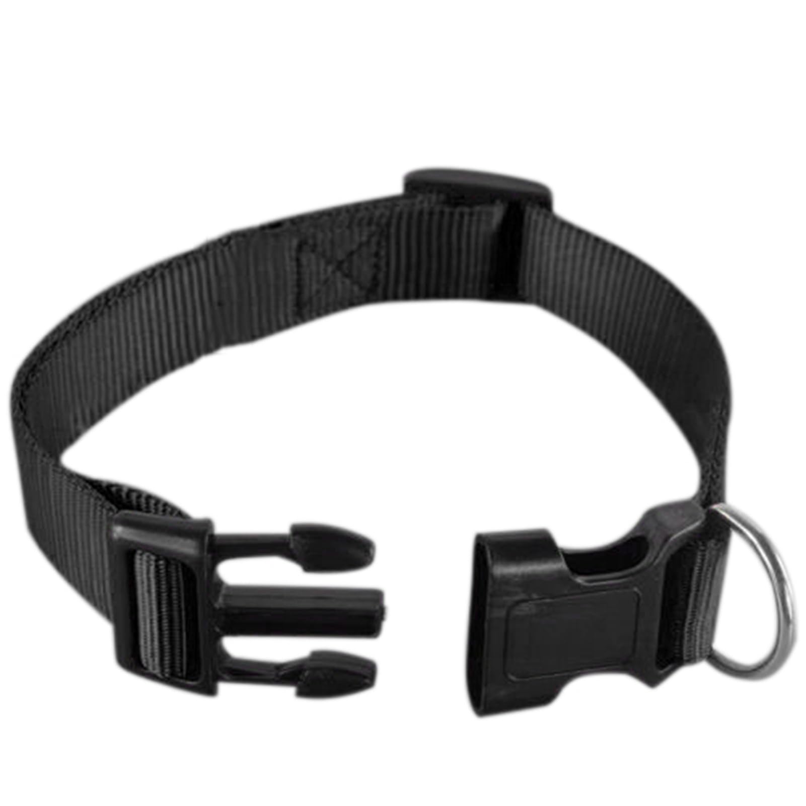 matumou Adjustable Dog Puppy Cat Pet Nylon Necklace Fashion Buckle Neck Collar