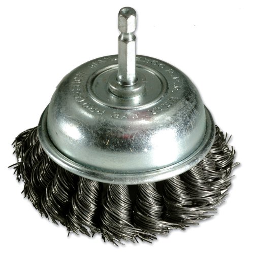 Brosse métallique Laser 3148 pour enlever la rouille incrustée rapidement 75mm