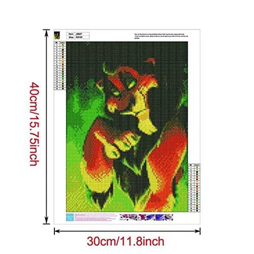 Diamond Painting Il Re Leone - Kit Arte Con Diamanti Per Adulti E Bambini - Foto 11