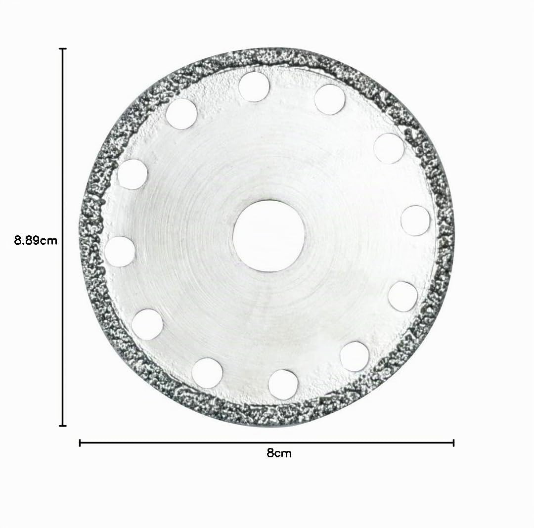 Proxxon Disco de corte diamantado 28558, diámetro 50 x 10 mm x 0,6 mm, para LWS 28547 29815 29817