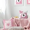 YeiHe Funky Coquette Pink Bow 8 Ball Ace Poker Pillow Covers 18x18, Coquette Room Decor, Trendy Preppy Inspirational Pillow Covers, Girly Bedroom Decor, Preppy Room Decor, Pink Room Decor, Set of 2 #2
