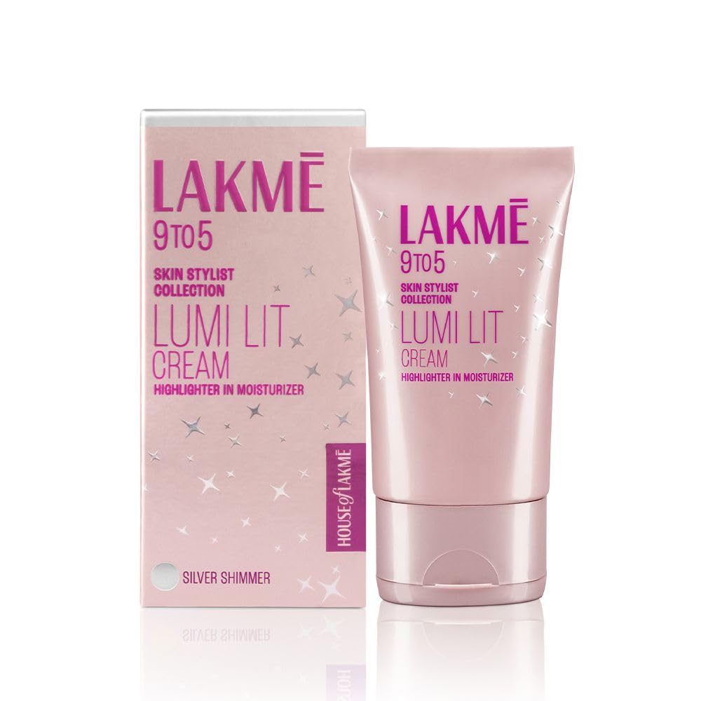 Lakme Lumi Lit Cream, Face Cream with Moisturizer + Highlighter