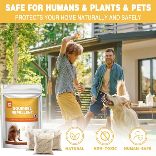 Enbabbor 12 Pack Squirrel Repellent Outdoor thumb #2