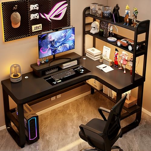 GSSBDM L���f�X�N�p�\�R���f�X�N �Q�[�~���O�f�X�N �׋��� ���C�ޓV�� ����2.5cm �f�X�N�g�b�v���[�I�t�� �w�K�f�X�N pc�f�X�N L���^�f�X�N�f�U�C�� �ꕔ�Ɏ��[�X�y�[�X�t�� U�����e�r ���ω׏d �����[ ���E�I�ׂ郌�C�A�E�g �w�K�� �ݑ�Ζ�