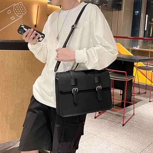 Sac messenger grande capacité résistant pour étudiante active