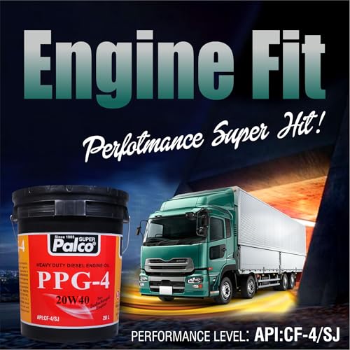 Image of PALCO PPG-4 20W40 | API: CF-4 /SJ & MB 228.1 Multigrade Engine oil for Diesel Commercial Road Transport Off Highway Vehicles | New Generation Automotive Vehicles | 20 Litres