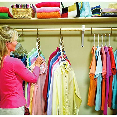 Portable Folding Coat Hangers Foldable Space Saving Travel Clothes Hanger For Clothesline Home Hotel Holiday Camping And Hiking Portable Collapsible Non Slip Plastic For Indoor And Outdoor PACK OF 3 - Image 3