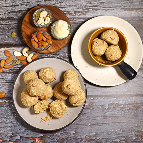 Image of Maa Mitahara Post Pregnancy Laddu with Muesli | Nutrient-Rich Postpartum Energy Snack | Lactation Support & Recovery Sweet | Healthy Laddu for New Mothers (300g, Muesli)