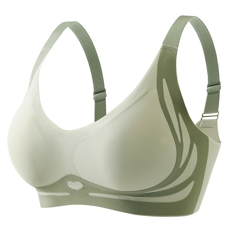 Uwdiohq Ofertas Flash del Dia Hoy Mujer Sujetadores Sin Aris Sujetador Abrochado Delante Deportivo Mujer Tirante Fino para Protesis Mama Mastectomia Ropa Interior Tirantes De Algodón Deporte Grande