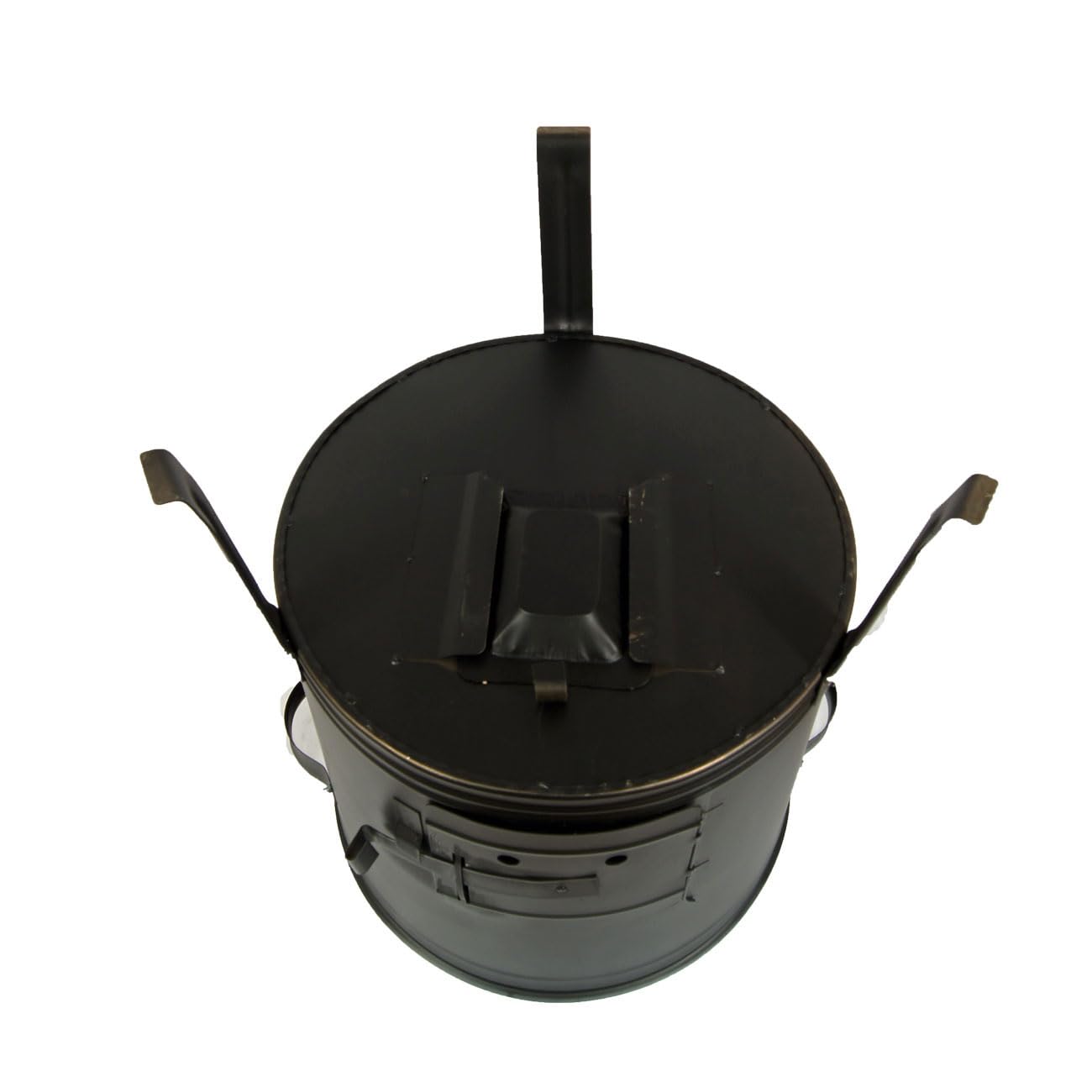 Set Ungarischer Holzofen 45 mit Gulaschkessel 50 L Emaille mit Bügel Gulaschkanone mit Suppentopf