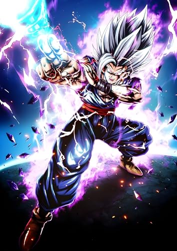 Image of NIJUKA Anime Printed Metal sheet Poster For Home And Room Decoration | For Anime Art Fans Boys And Girls (Beast attack form)